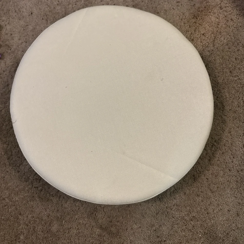 Elegant Cream Ottoman